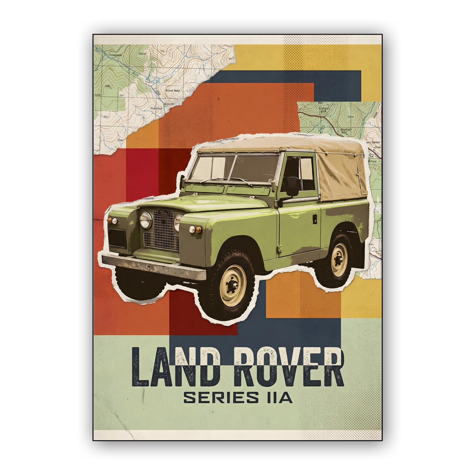 Land Rover Series IIA Adventure Collage