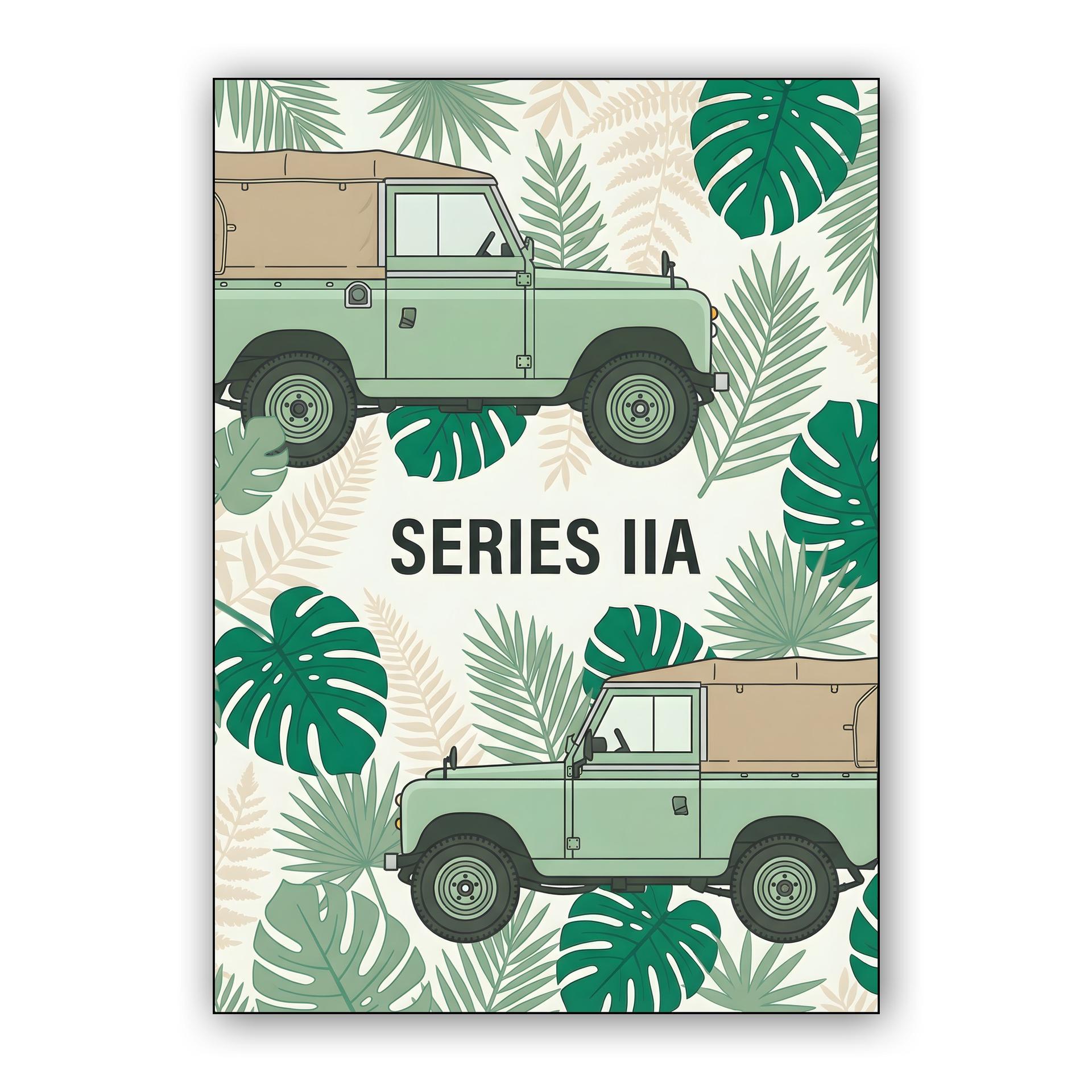 Land Rover Series IIA: Tropical Expedition Graphic