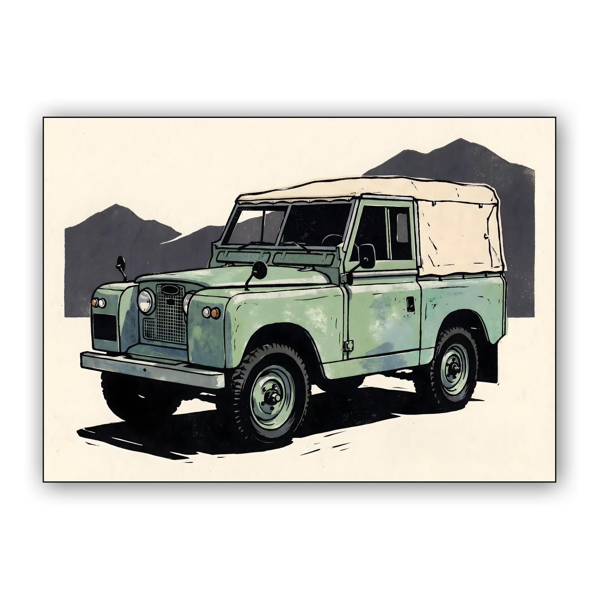 Land Rover Series IIA: Mountain Woodcut Expedition