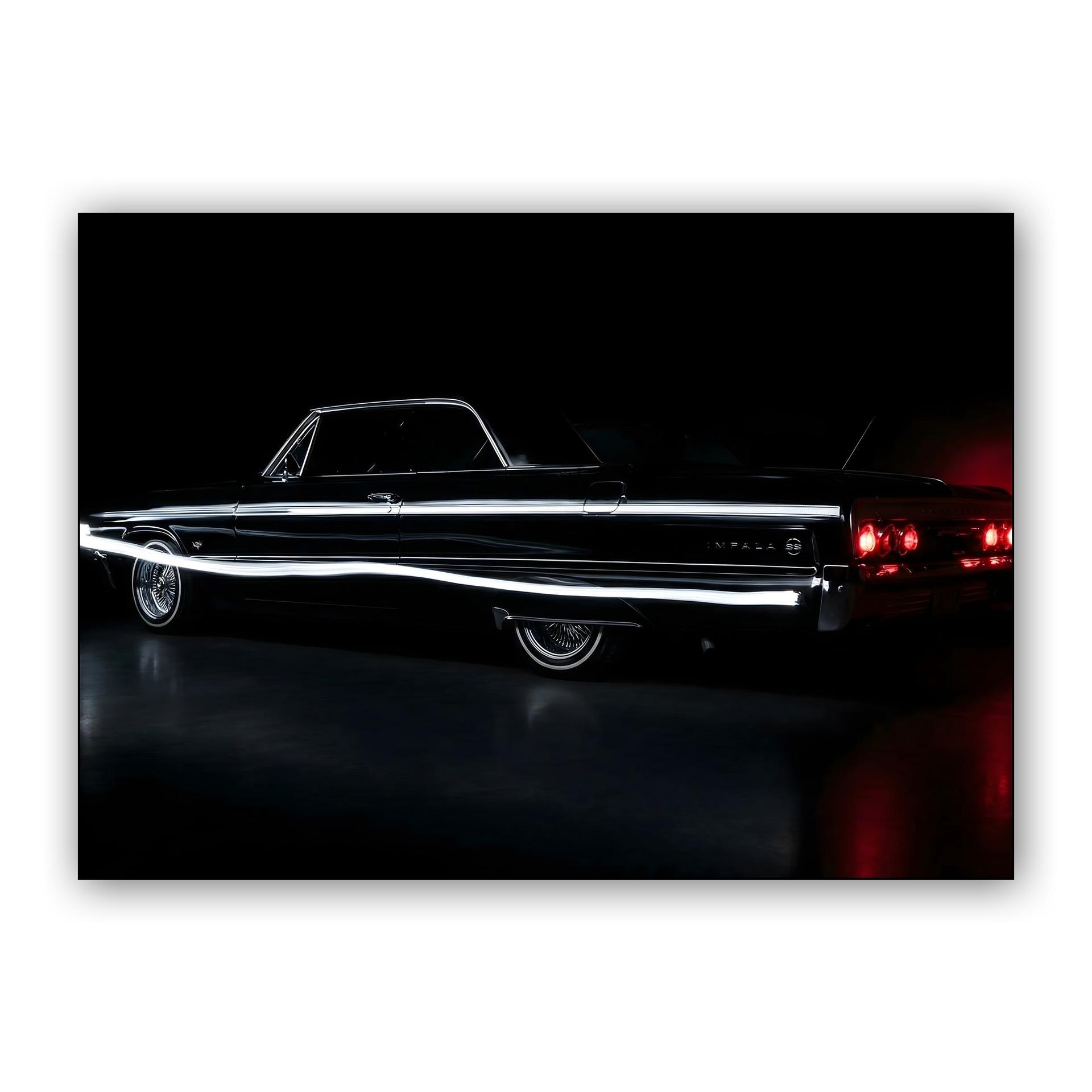 Light Painted '64 Impala Noir