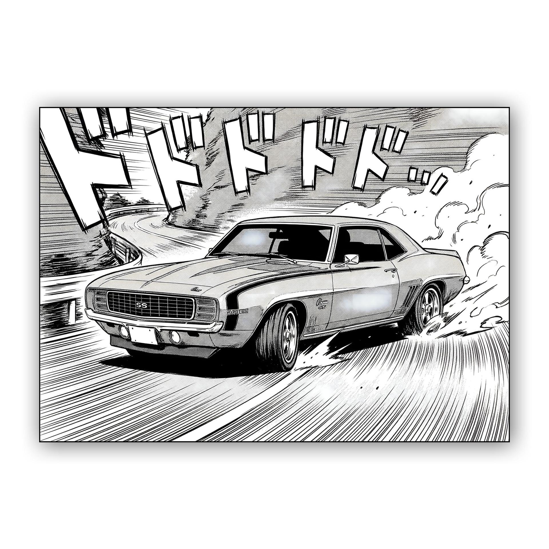 Camaro SS Manga Drift Attack