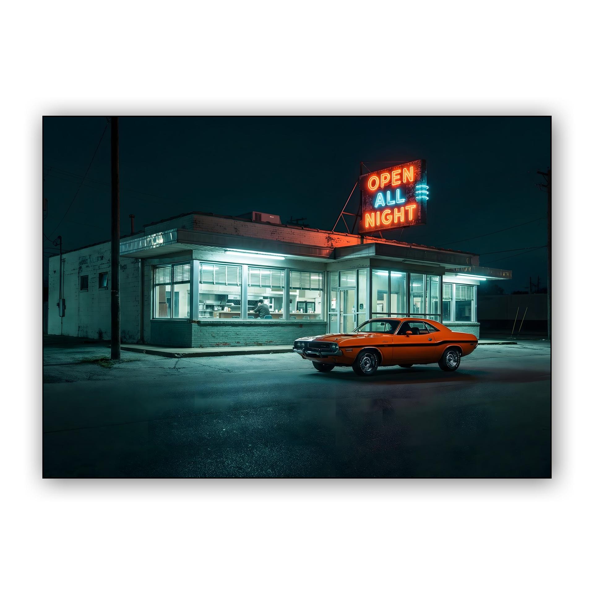 Dodge Challenger: Midnight Diner Glow