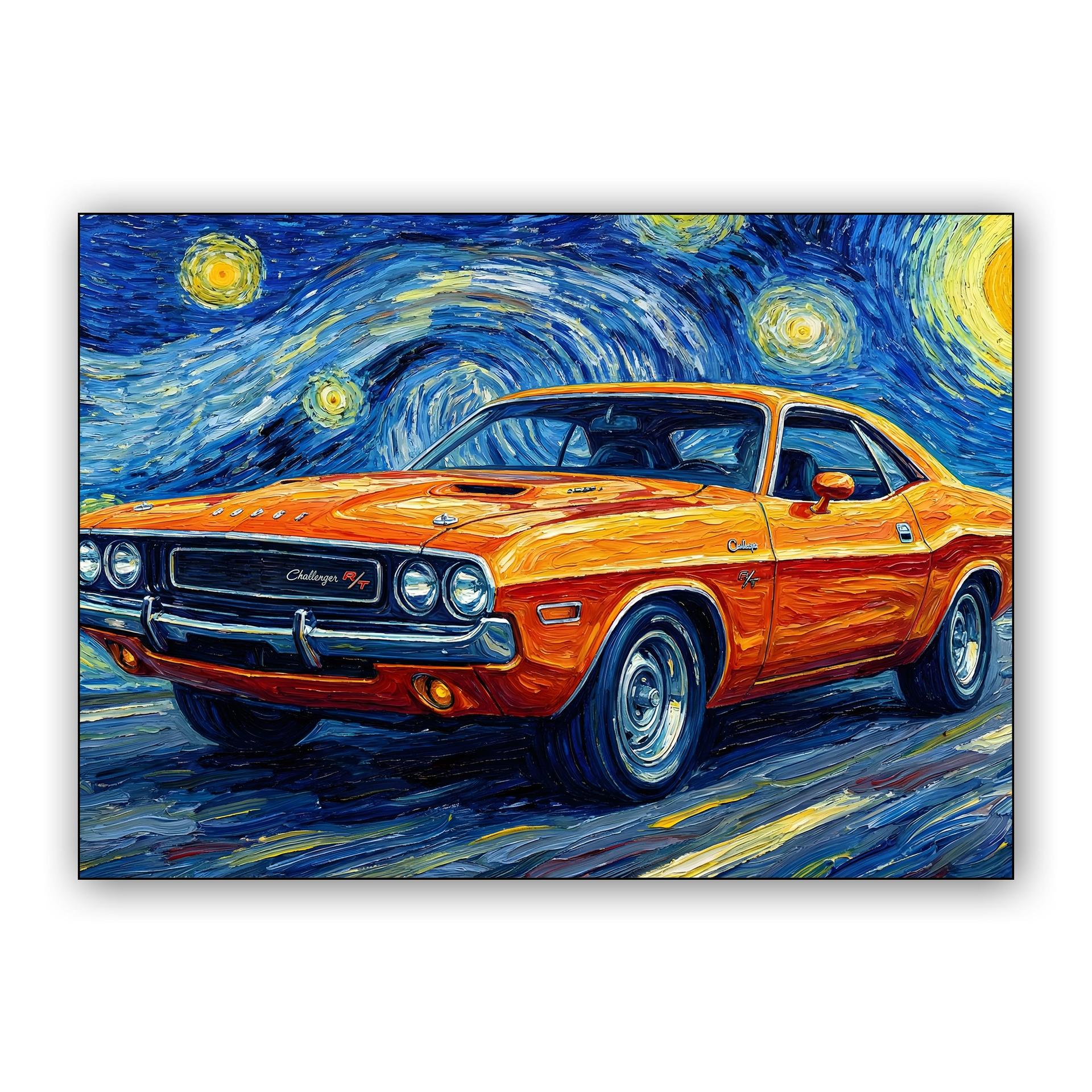 Starry Night Overdrive: Dodge Challenger R/T