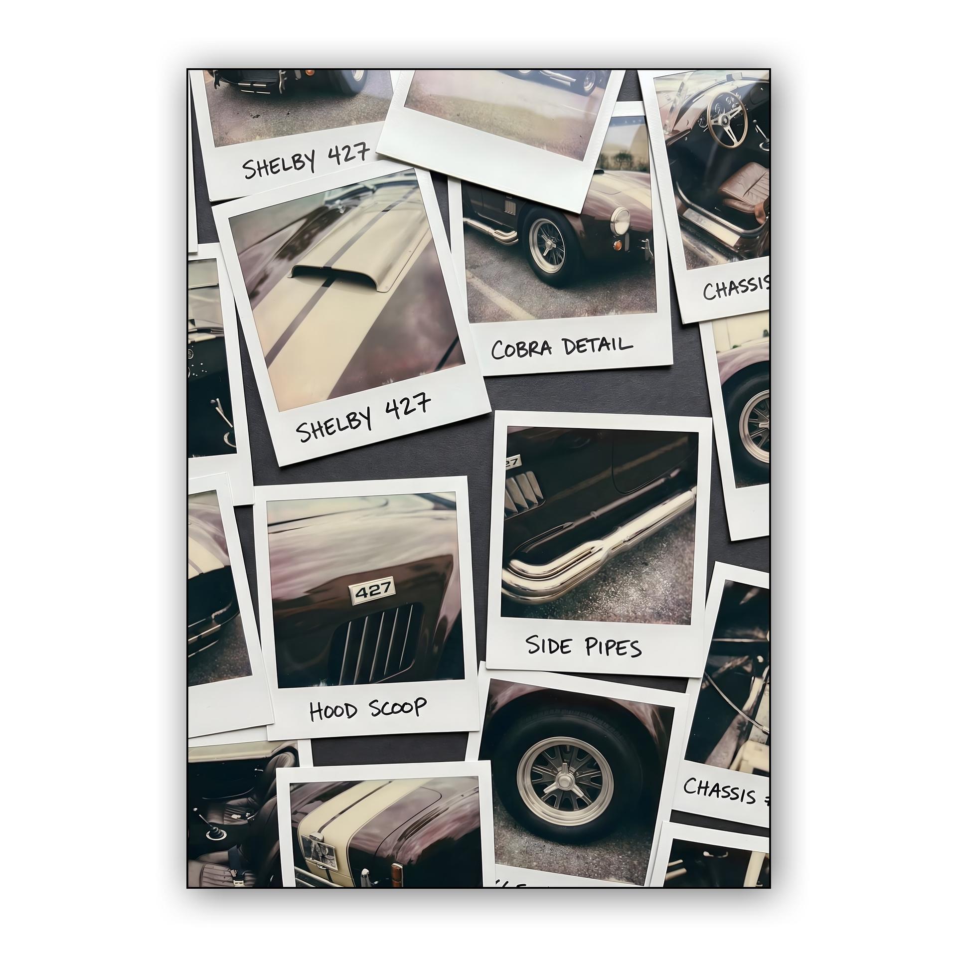 Shelby Cobra 427 Instant Film Collage