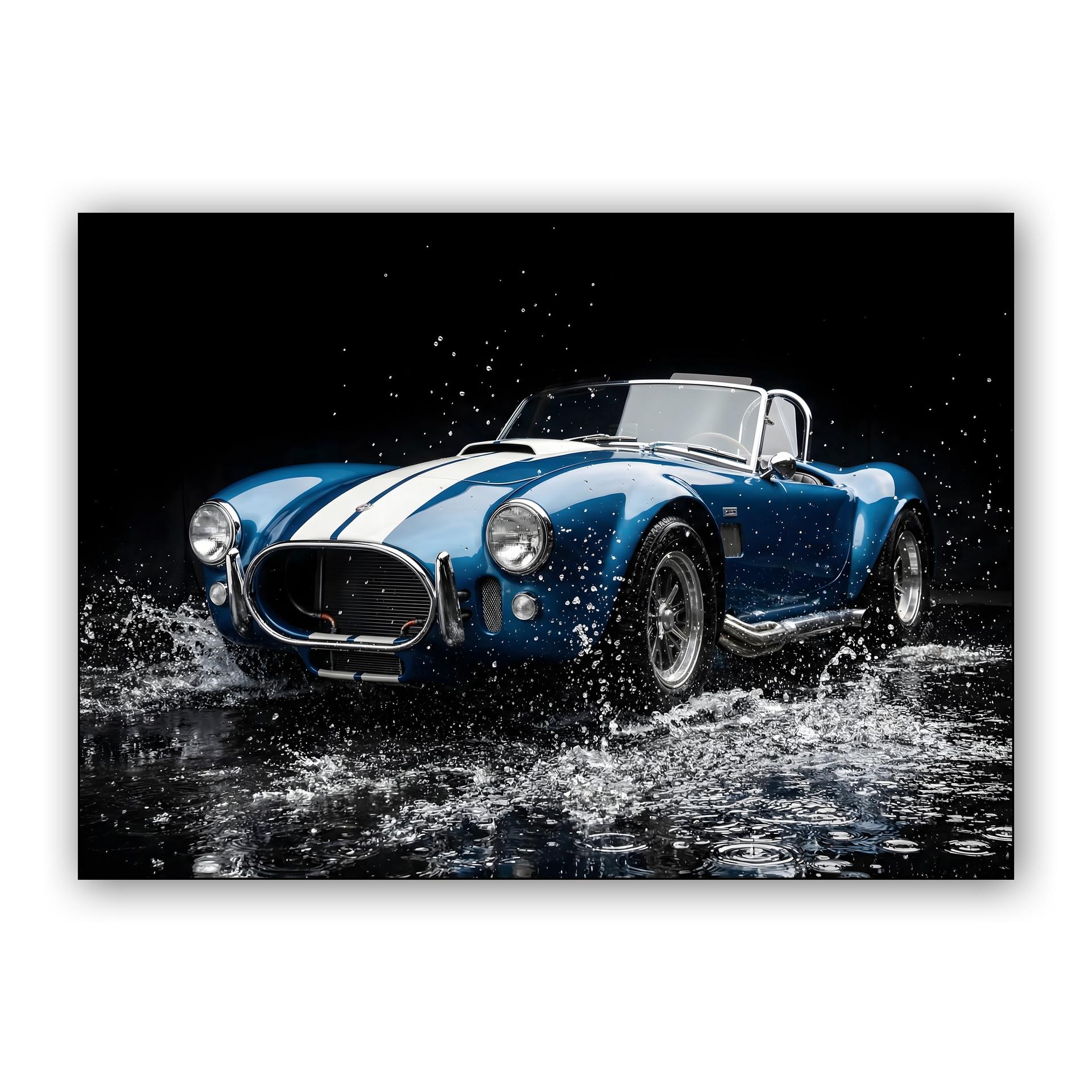 Shelby Cobra: Dynamic Water Splash