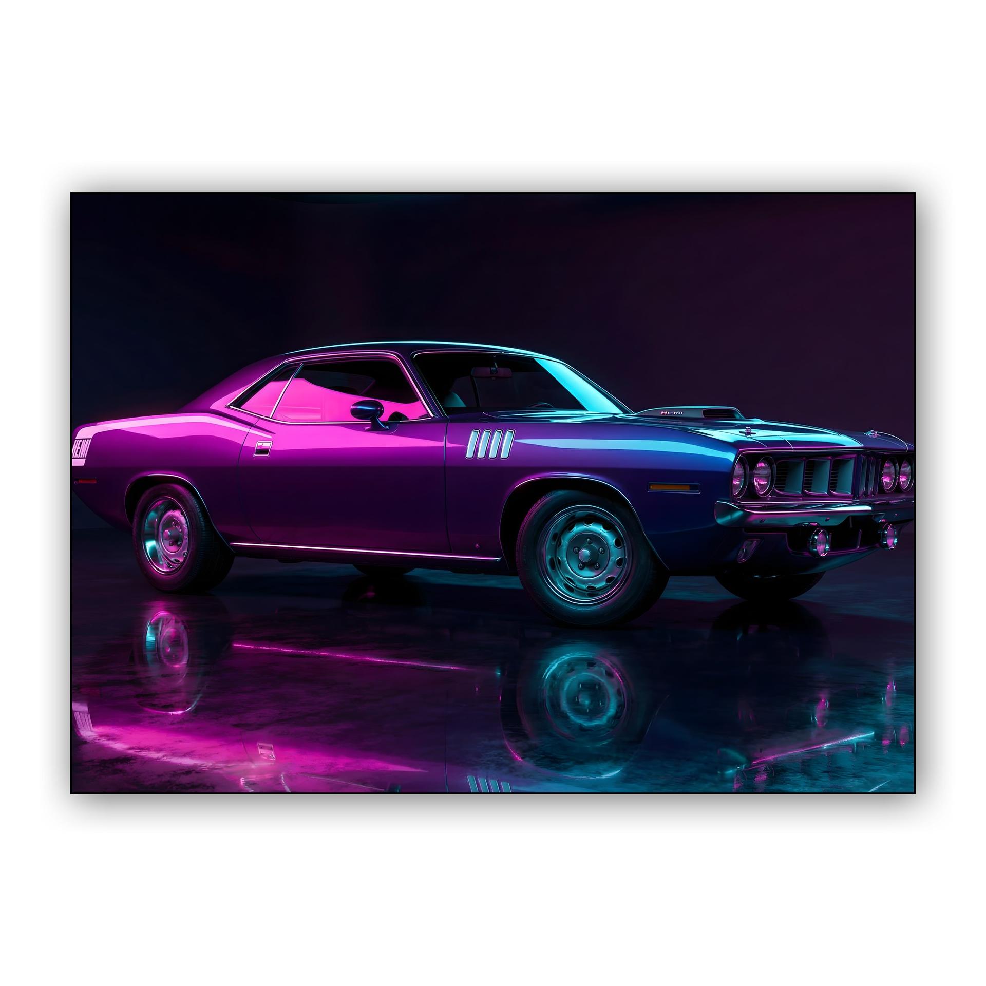 Plymouth 'Cuda Neon Night Glow