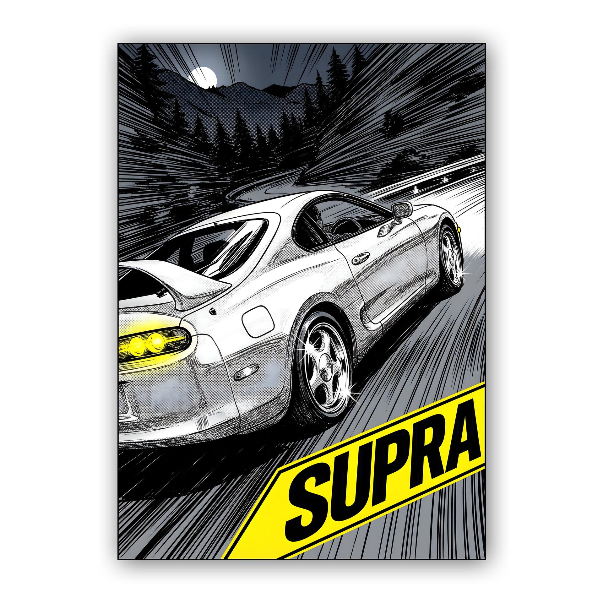Toyota Supra A80 Manga Night Run