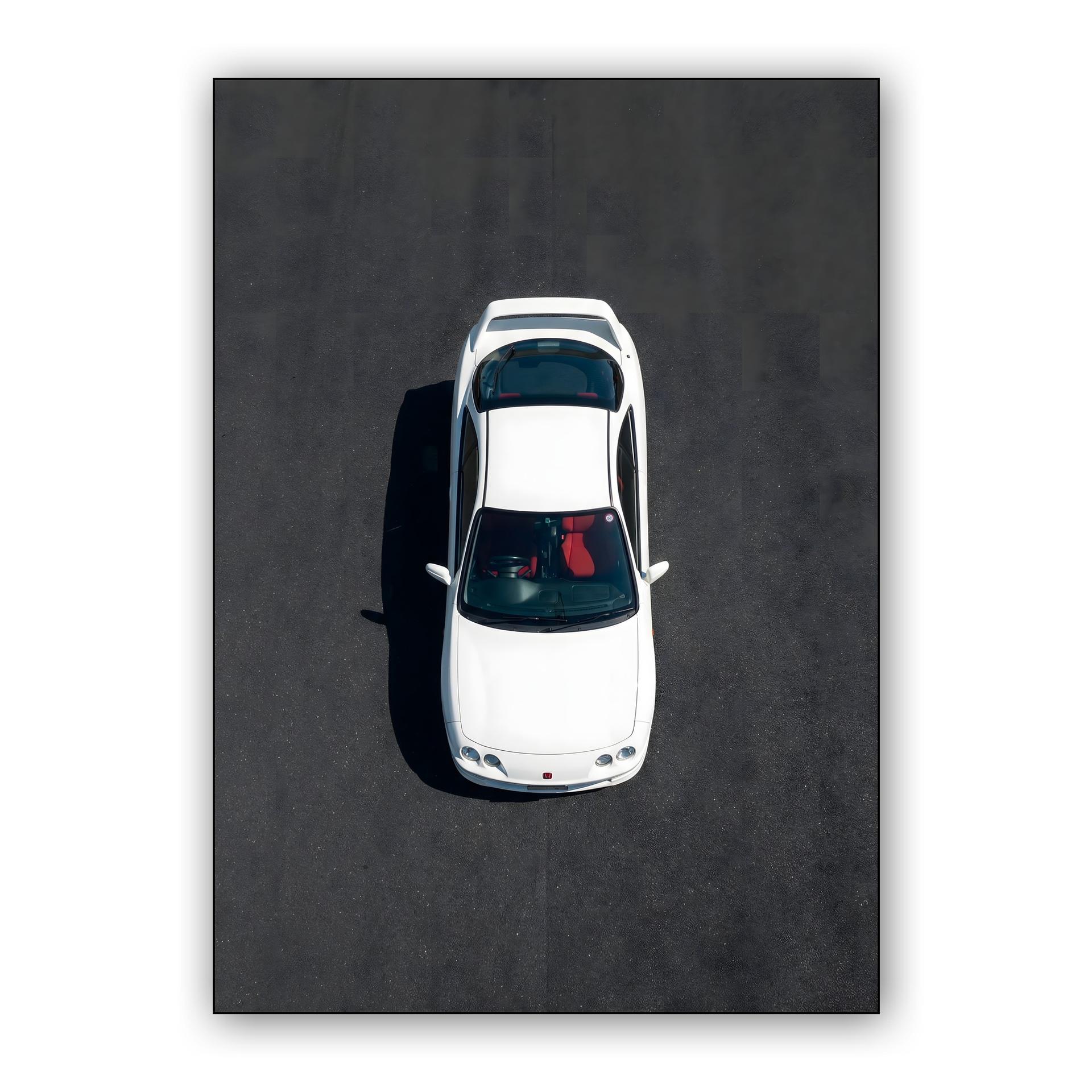 Honda Integra Type R DC2: Top-Down White Perfection