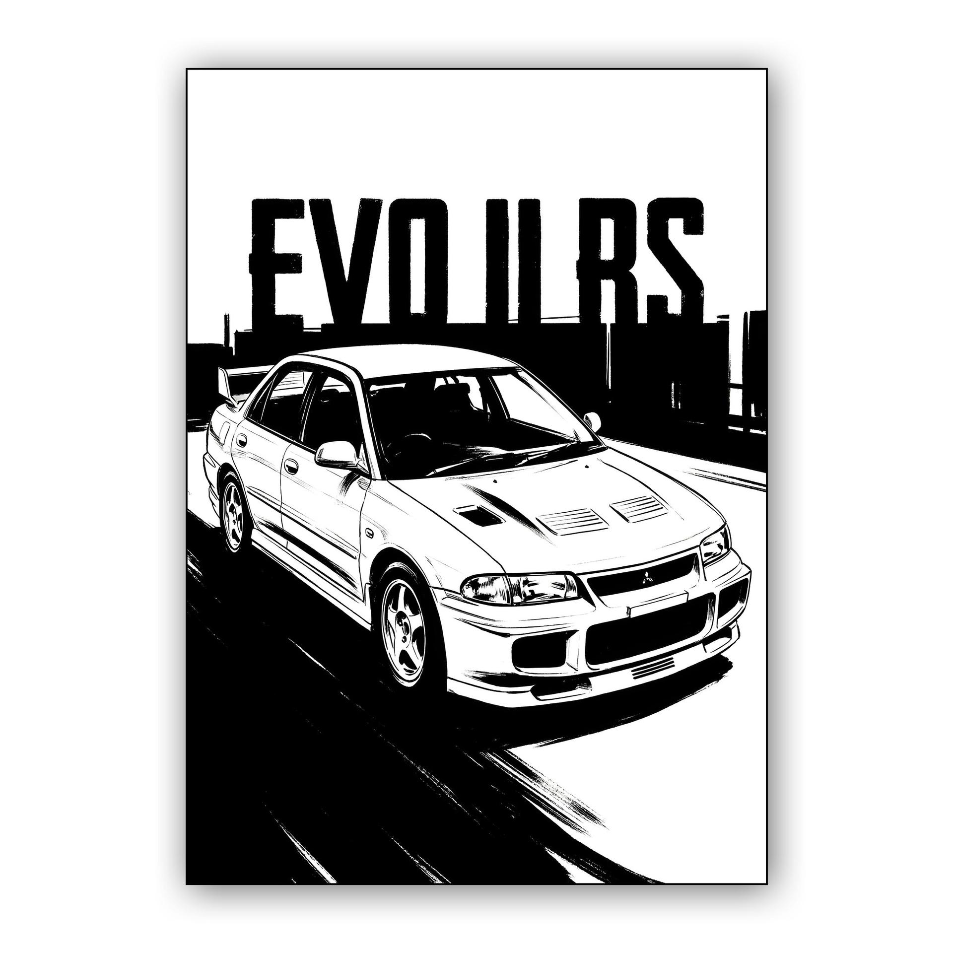Evolution II RS: High-Contrast Manga Study