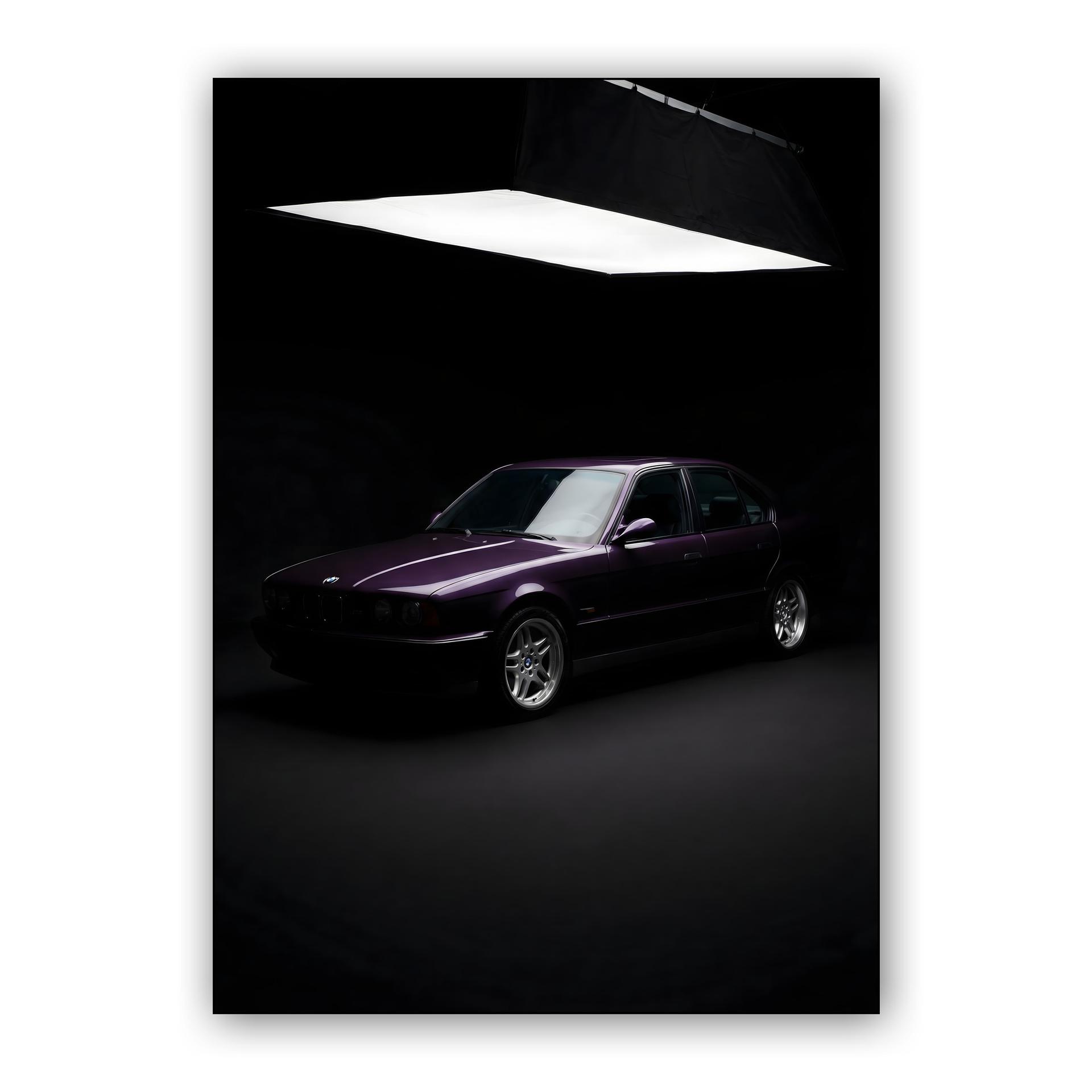 BMW E34 M5: Techno Violet Studio Masterpiece