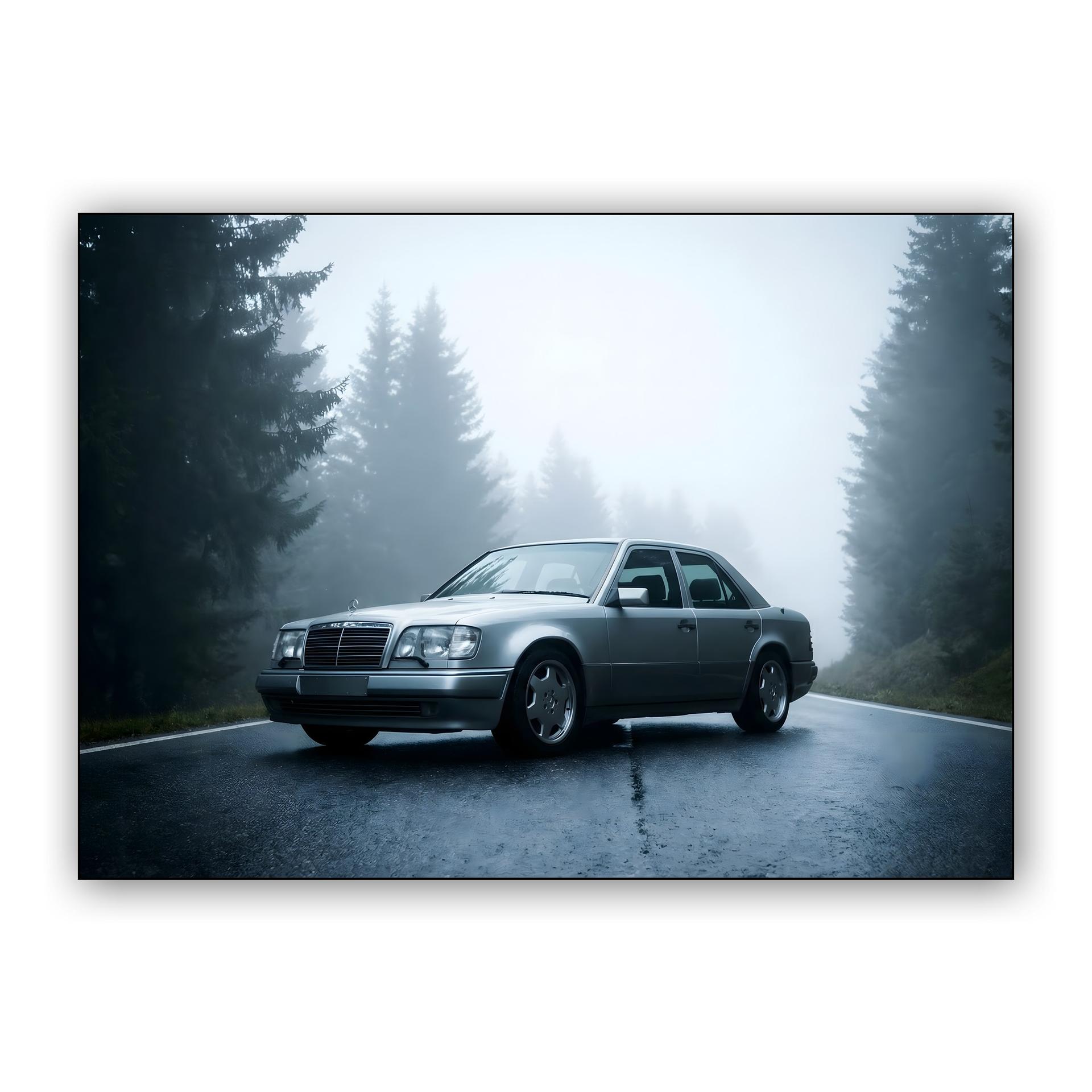 Mercedes-Benz 500E: Misty Forest Highlands Run