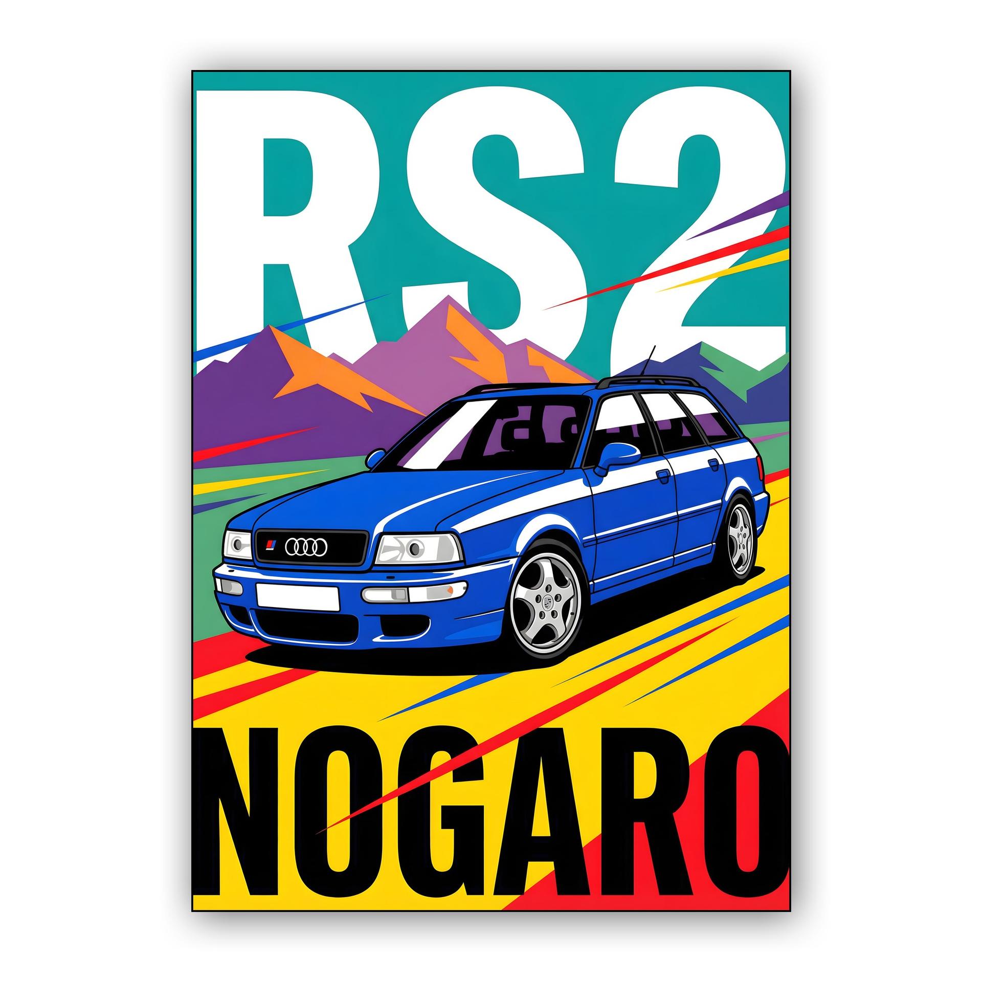 Audi RS2 Avant: Nogaro Blue Racing Spirit