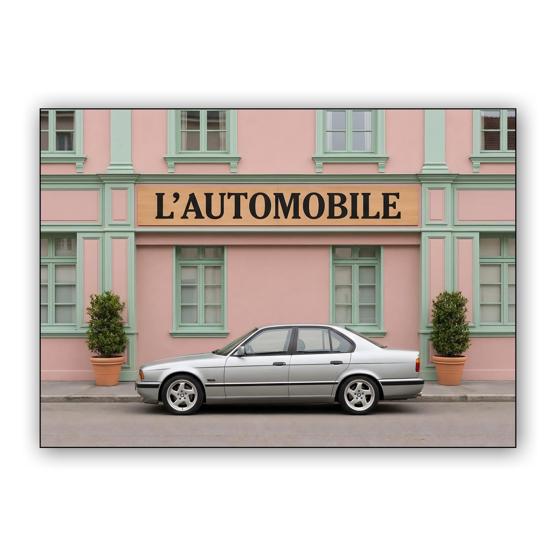L'Automobile: BMW M5 E34 in Pastel