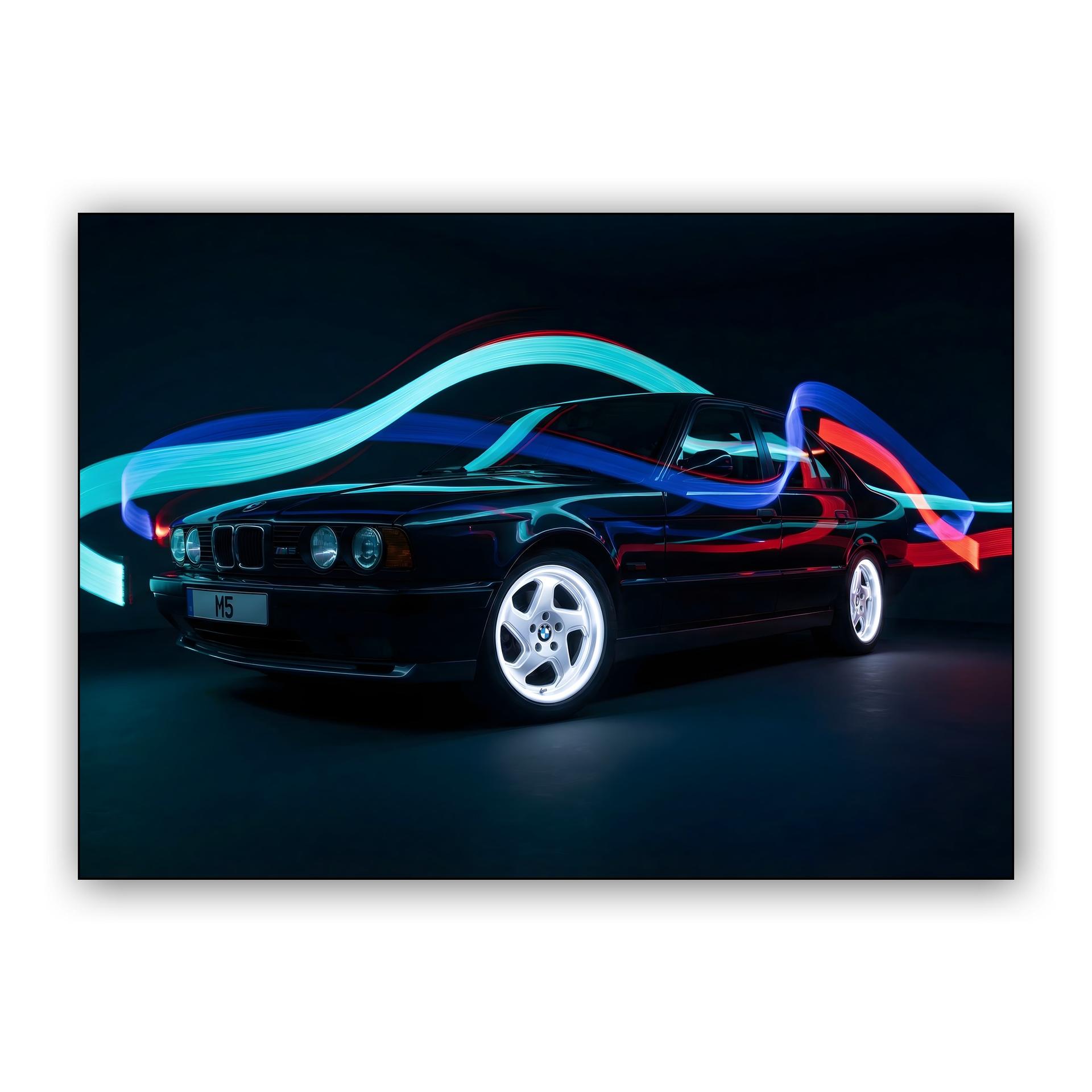 BMW M5 E34: Midnight Light Painting