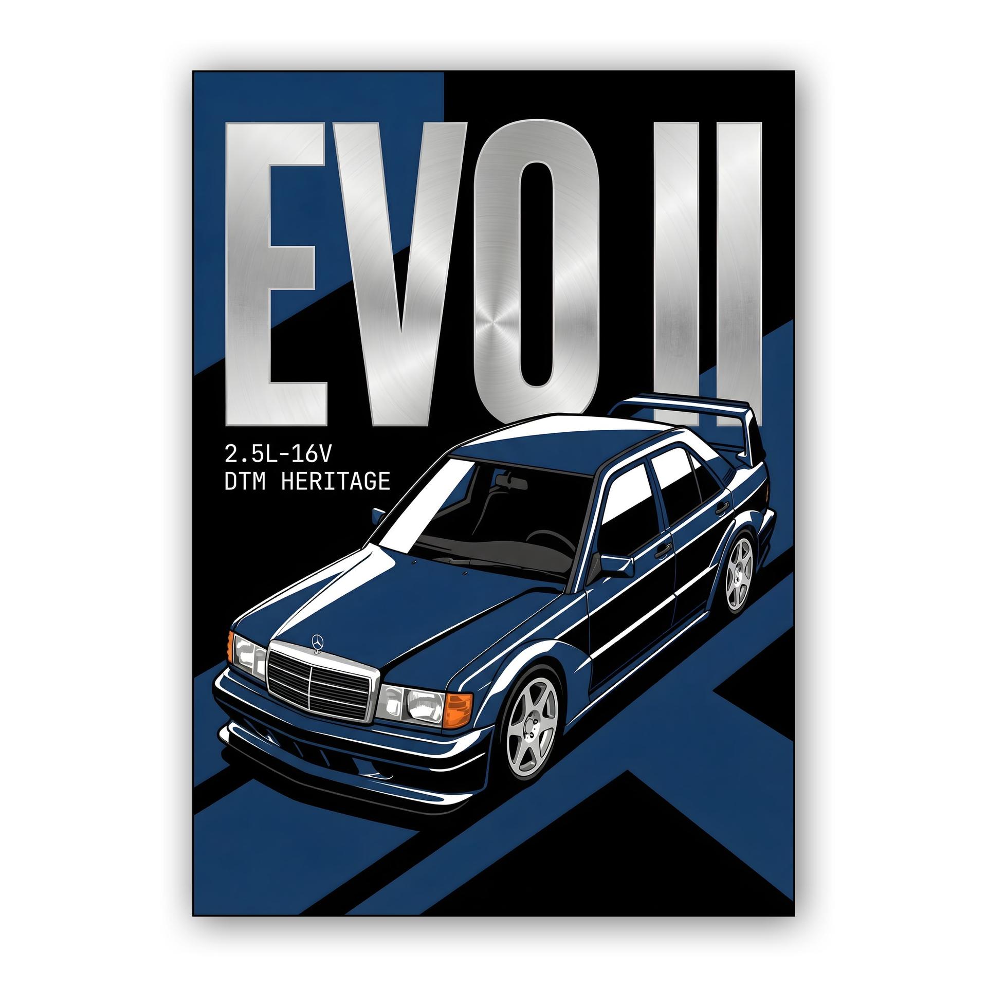 Mercedes 190E Evolution II: DTM Heritage Poster