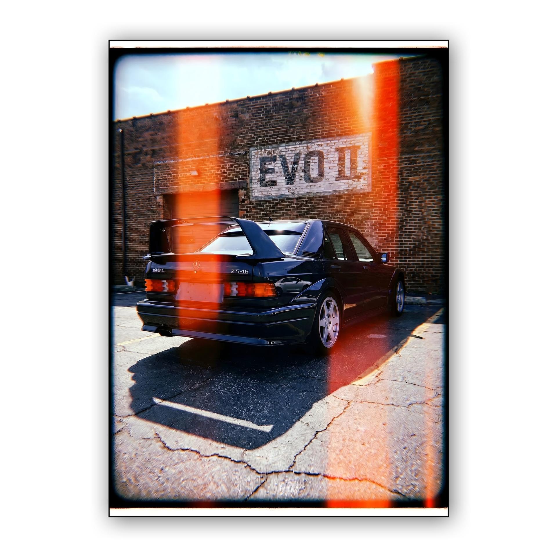 Mercedes 190E Evolution II: Instant Film Classic