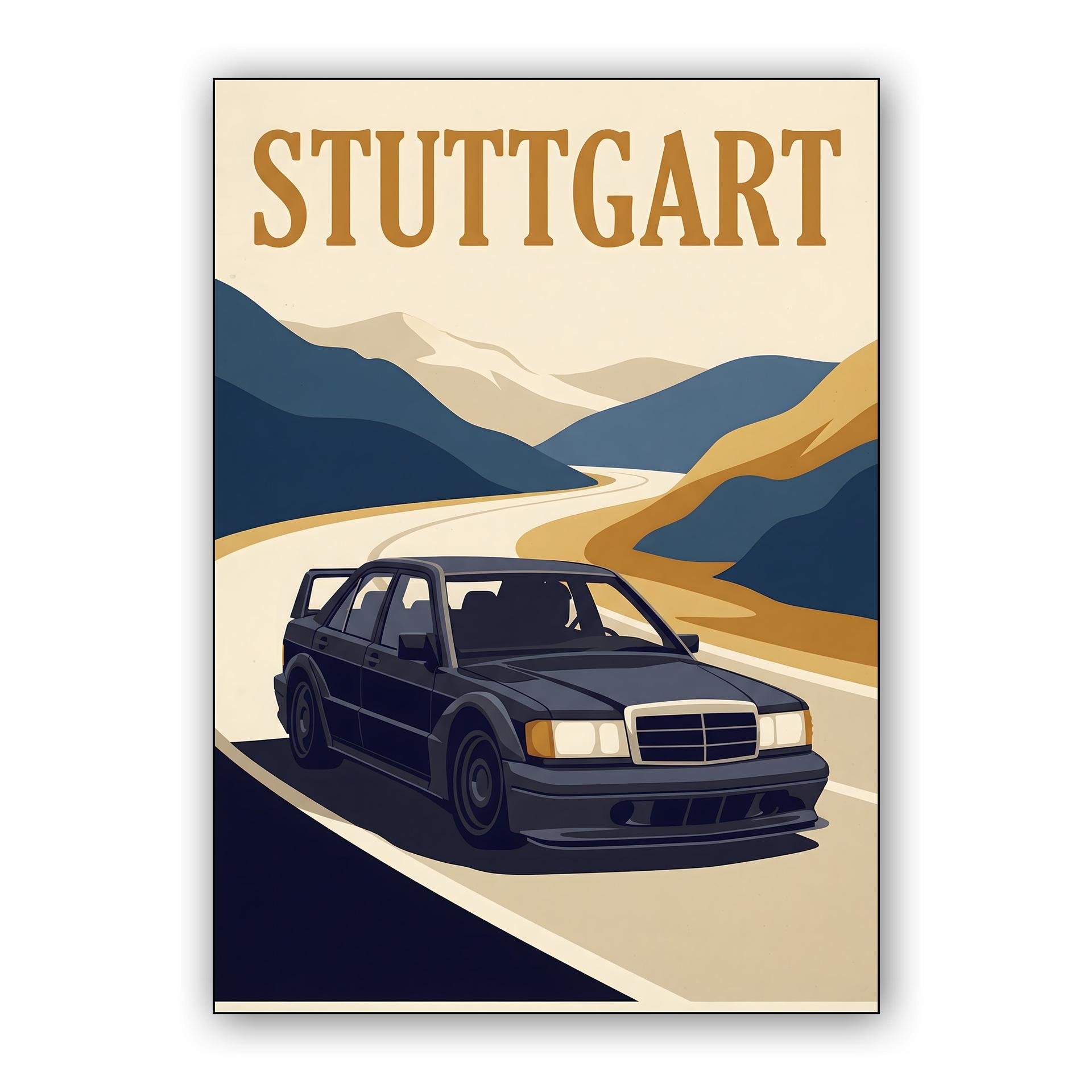 Mercedes 190E Evolution II: Stuttgart Mountain Pass