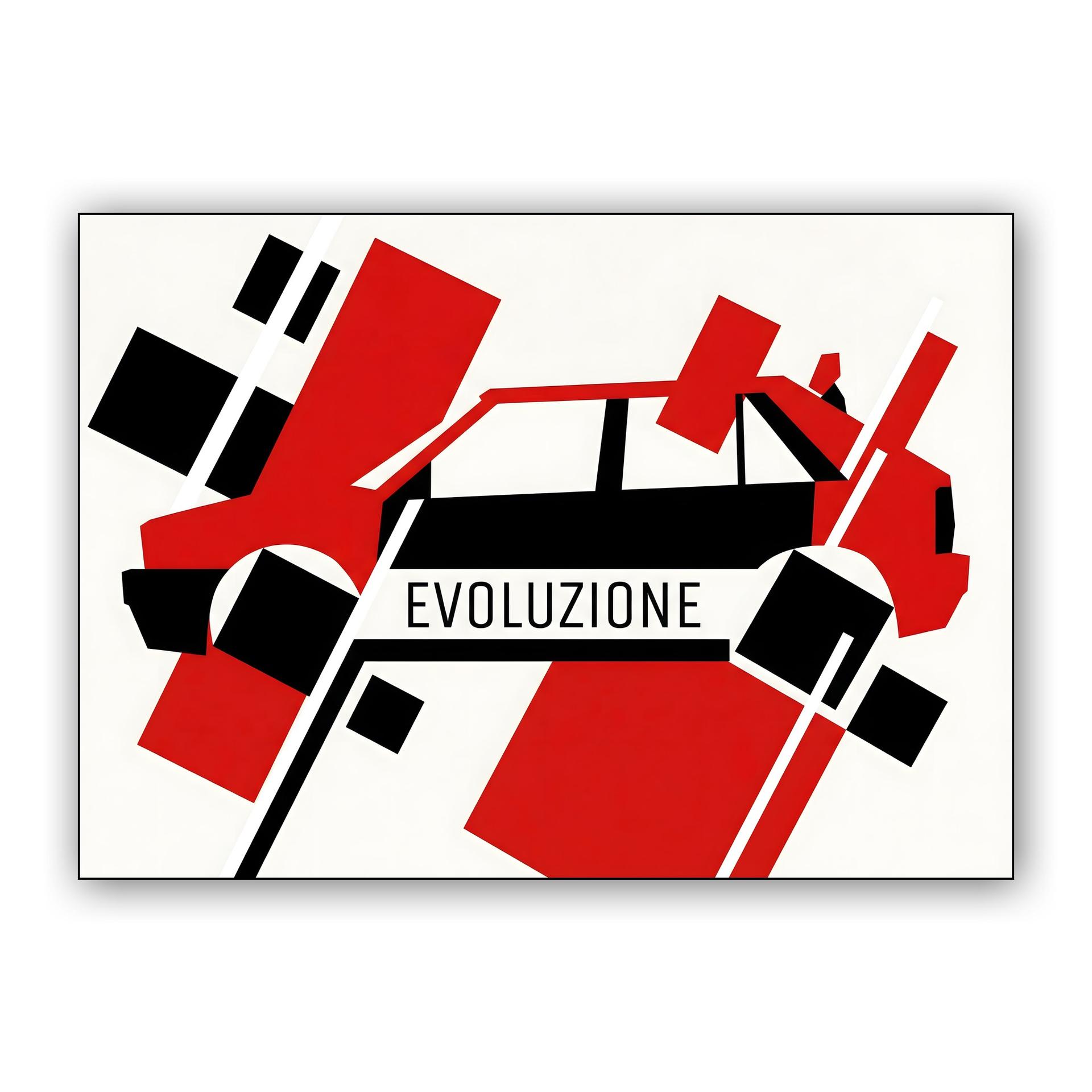 Lancia Delta HF Integrale: Evoluzione Constructivist Art