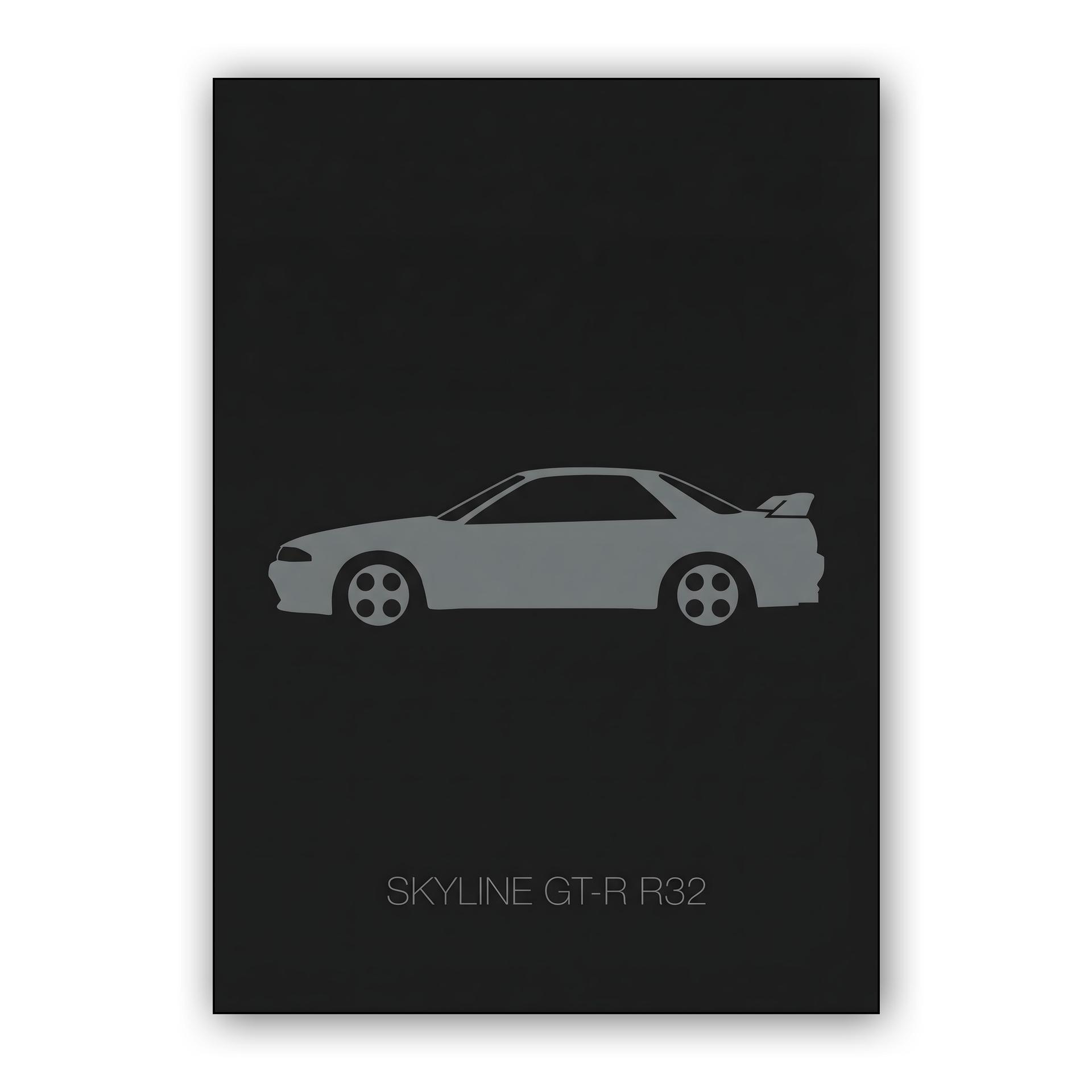 Nissan Skyline GT-R R32: Minimalist Silhouette