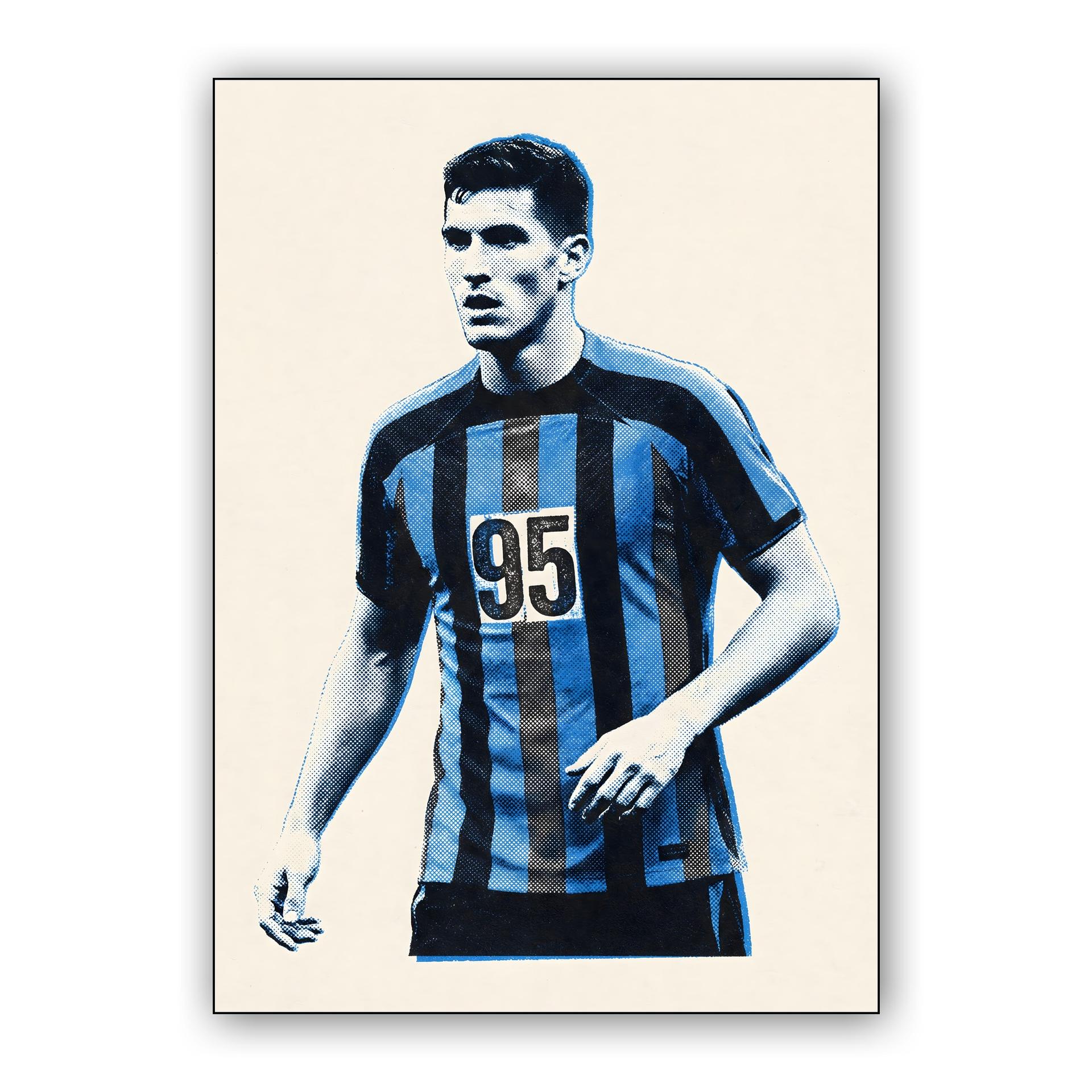 Bastoni Number 95 Halftone Art