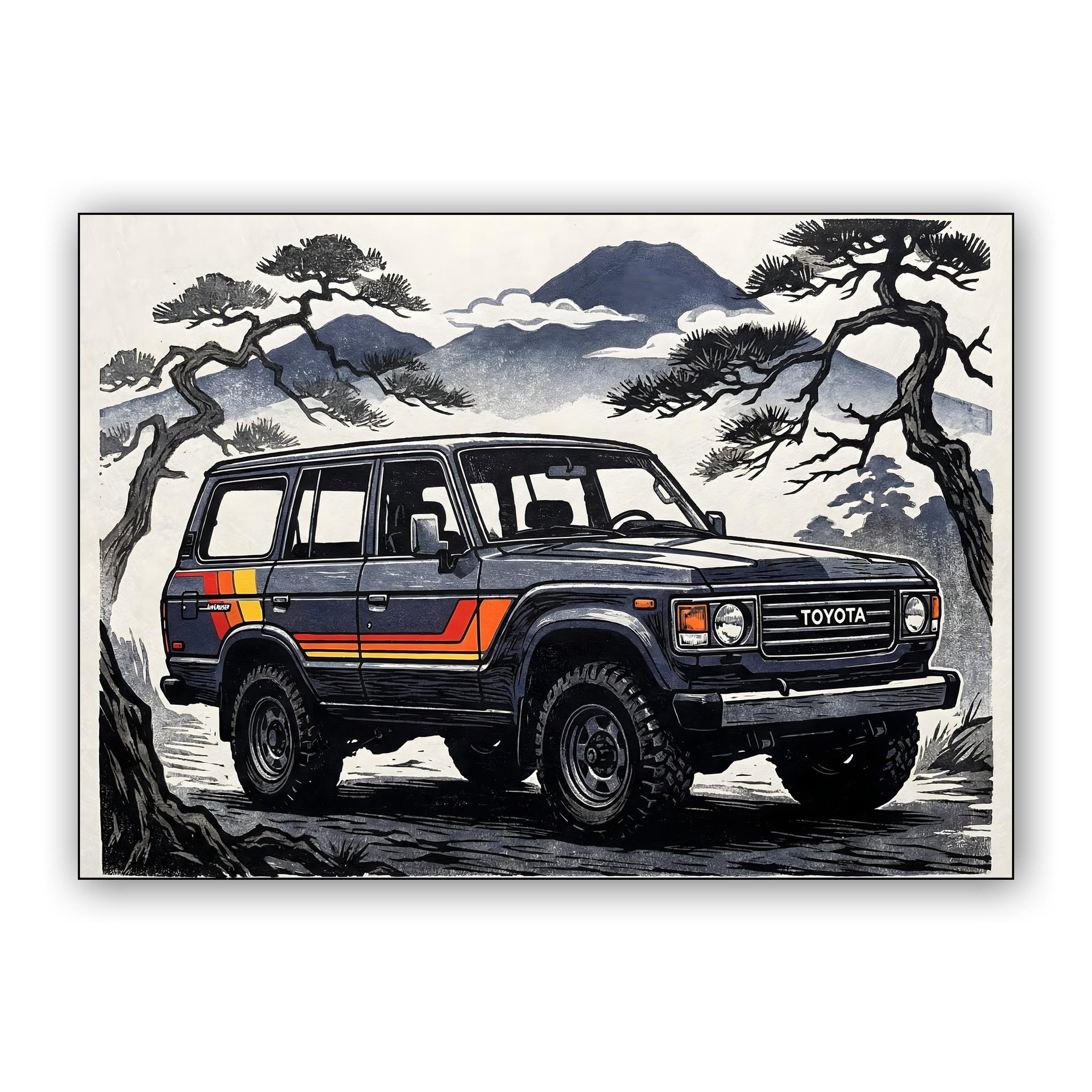 Land Cruiser 60 Series: Japanese Heritage Ukiyo-e Edition