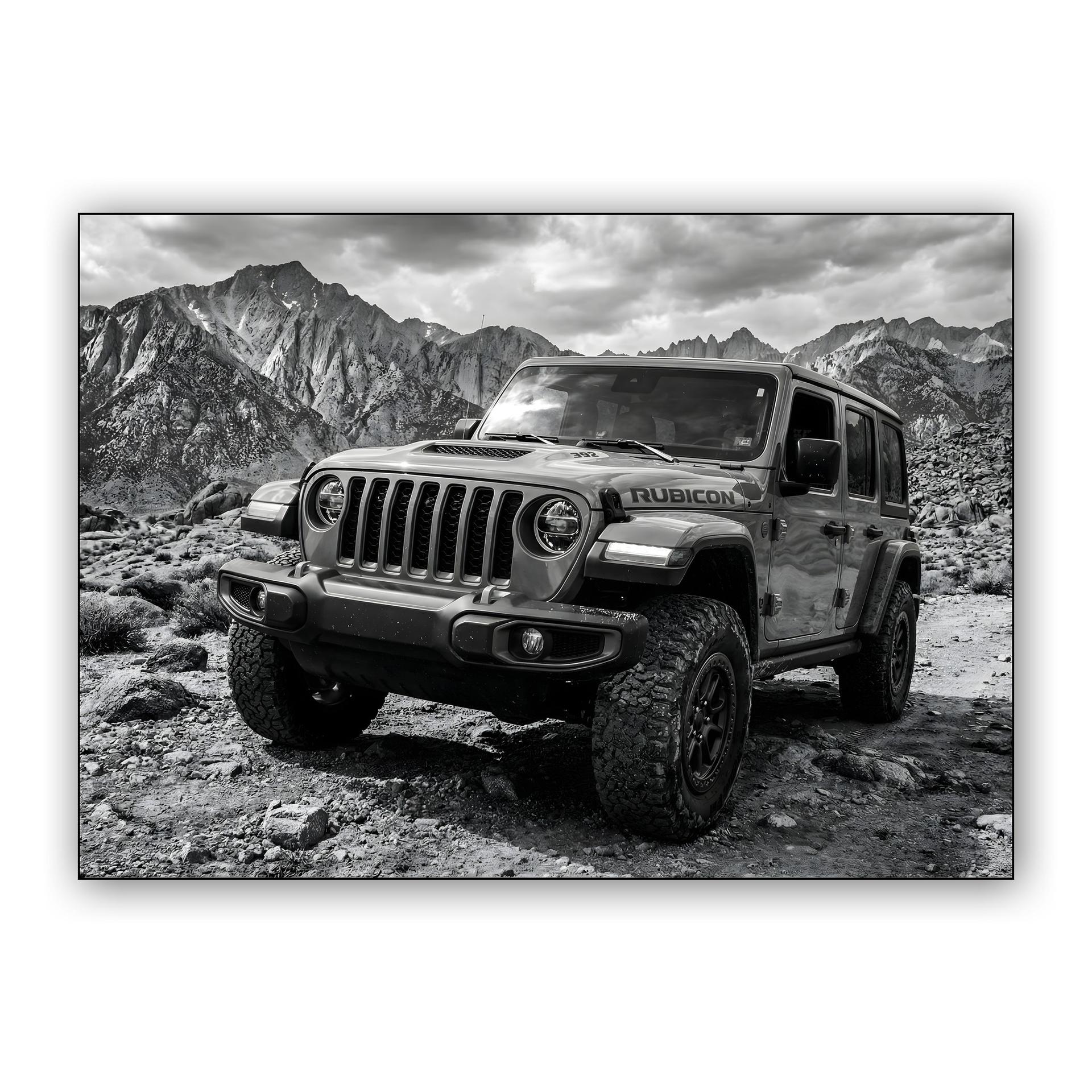 Jeep Wrangler Rubicon: Mountain Monochrome Expedition