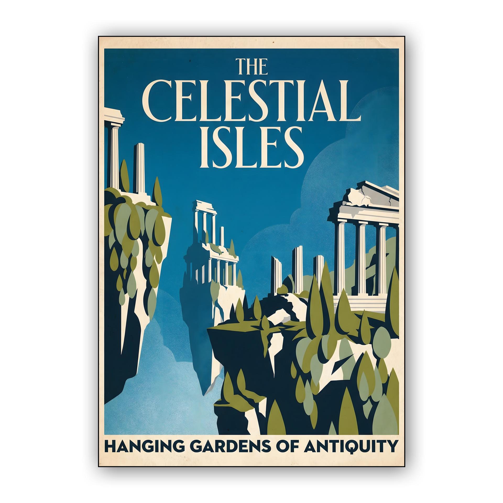 The Celestial Isles: Hanging Gardens of Antiquity