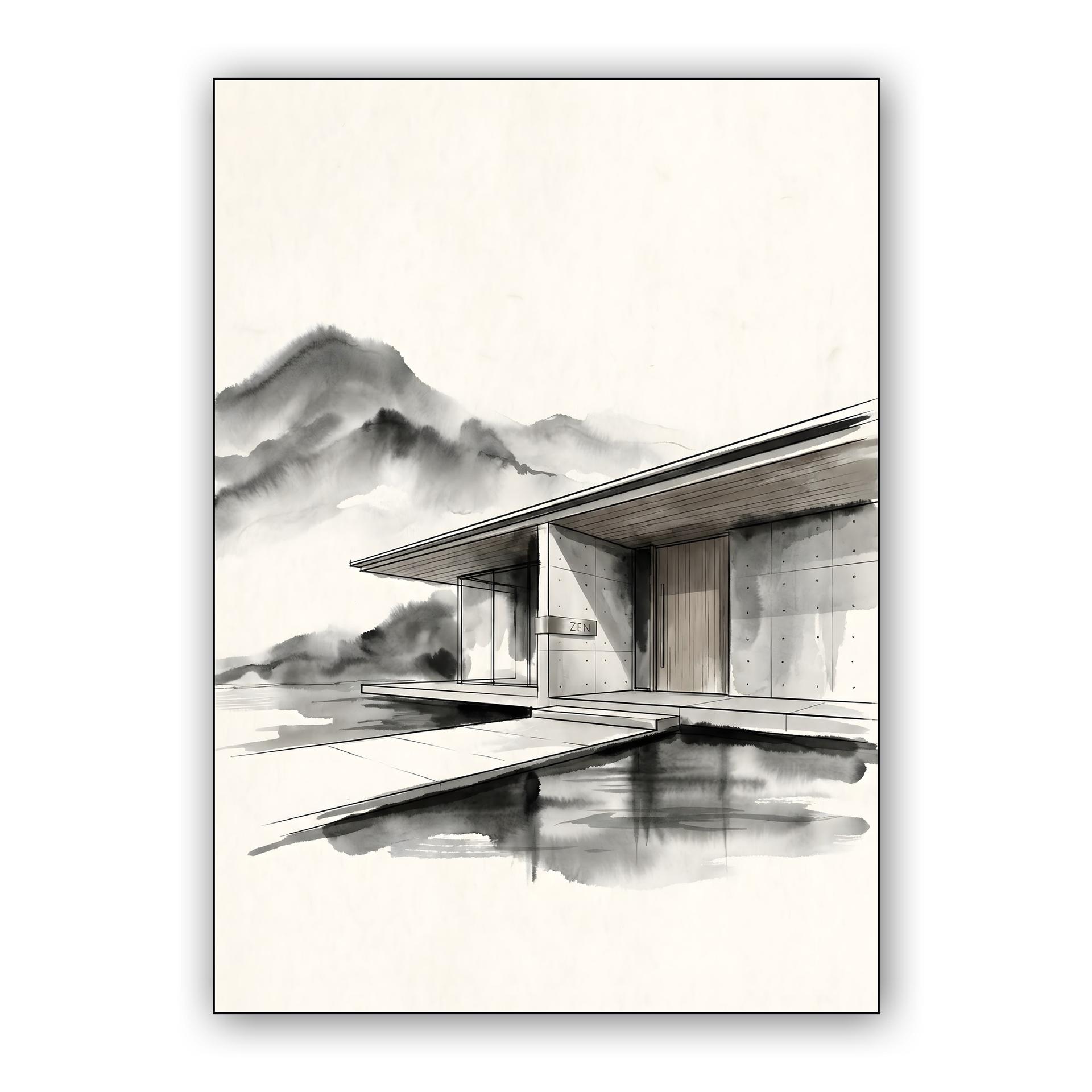 Zen Retreat: Modernism in the Mist